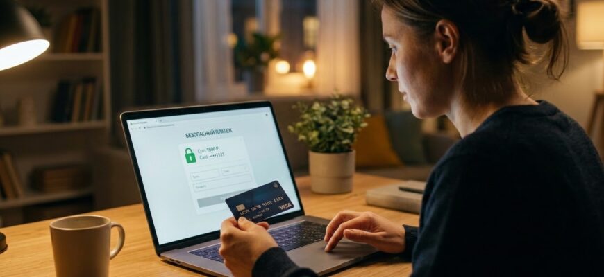 Оплата банковской картой в интернете: как это работает и как платить безопасно